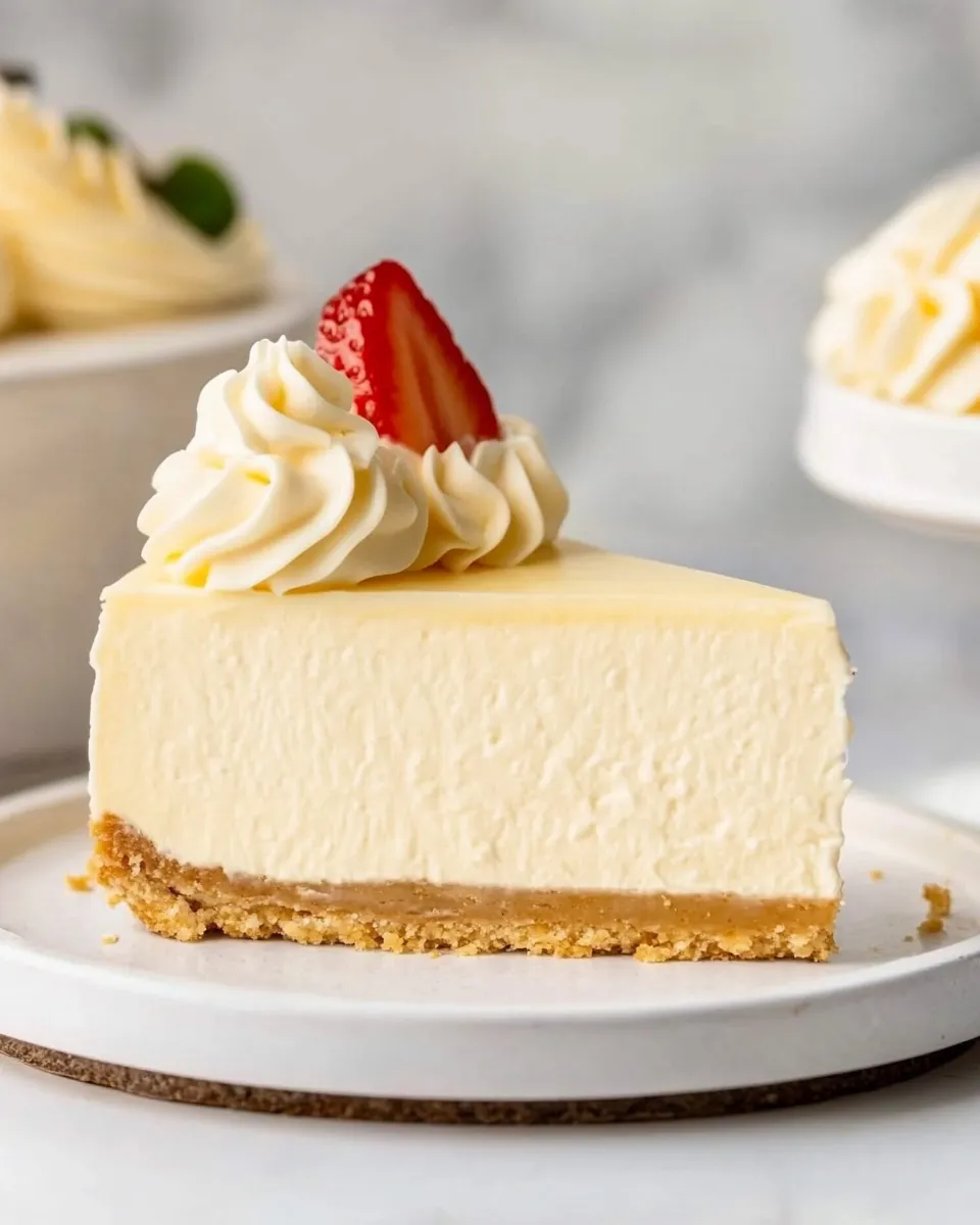 Classic Healthy Cheesecake recipe image