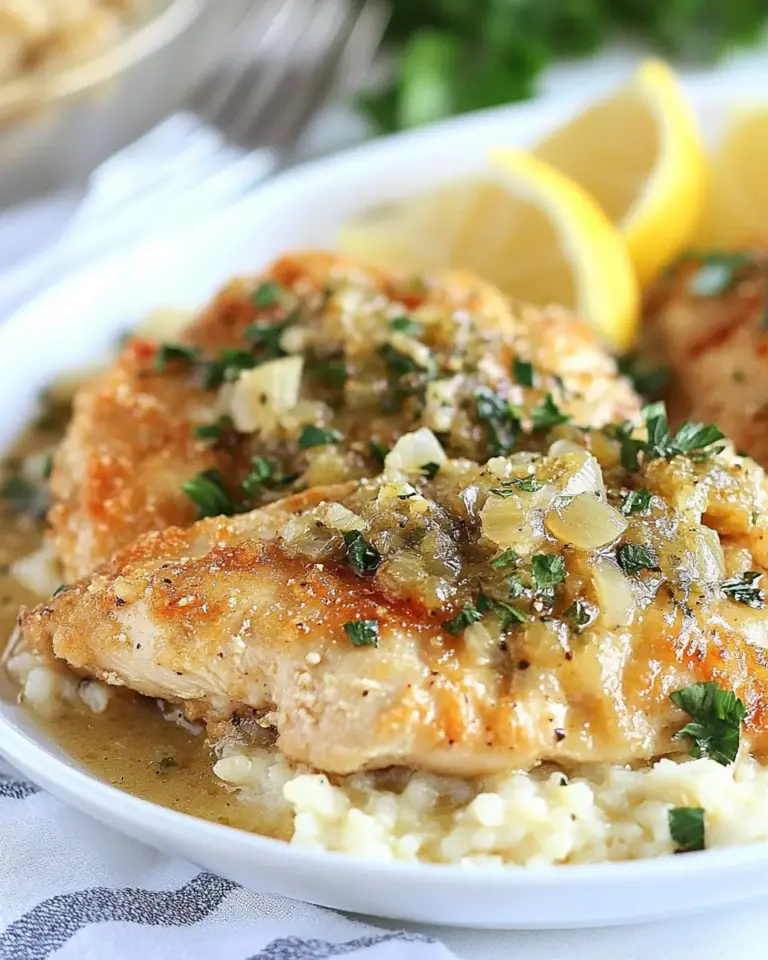 Homemade Healthy Chicken Piccata photo