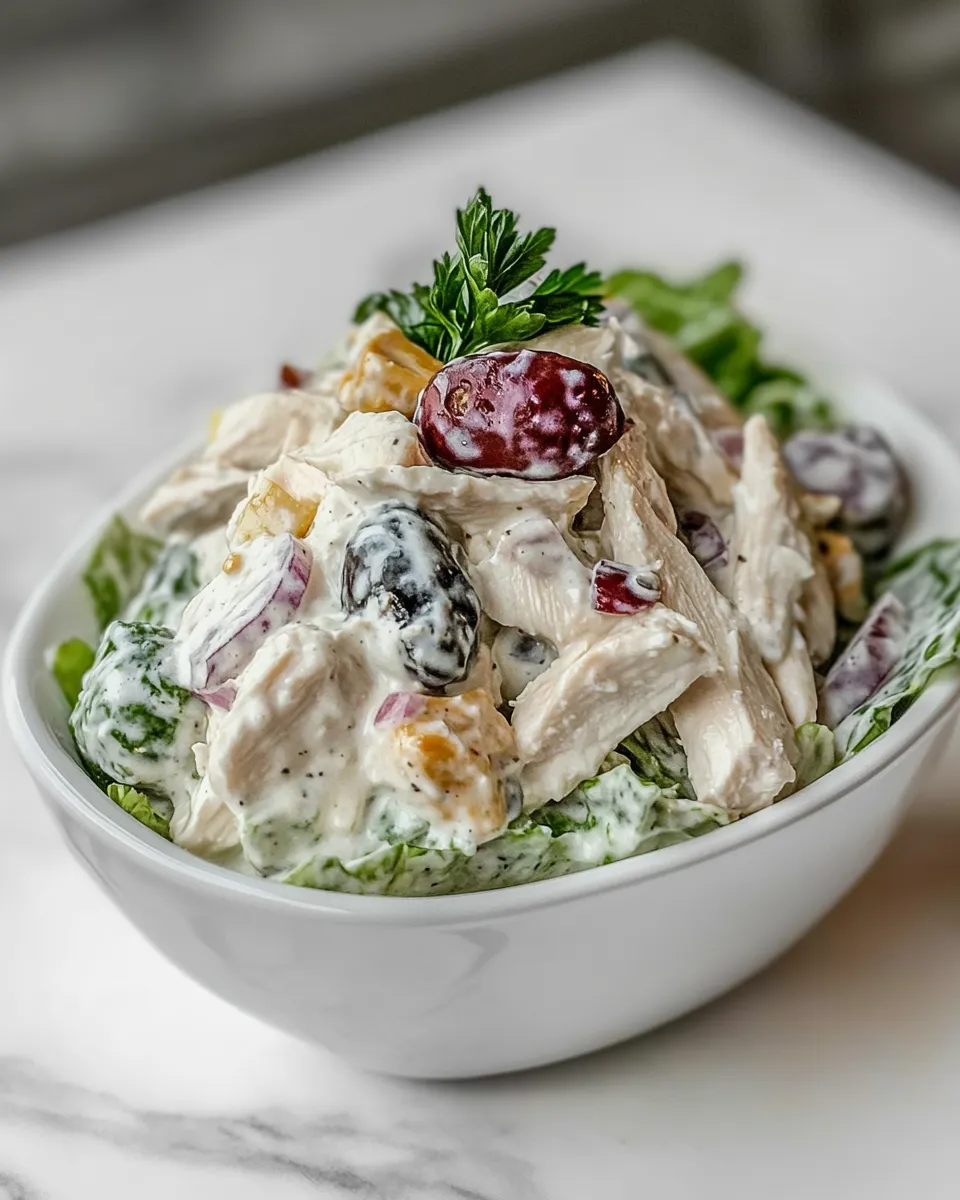 Delicious Healthy Chicken Salad Recipe dish photo