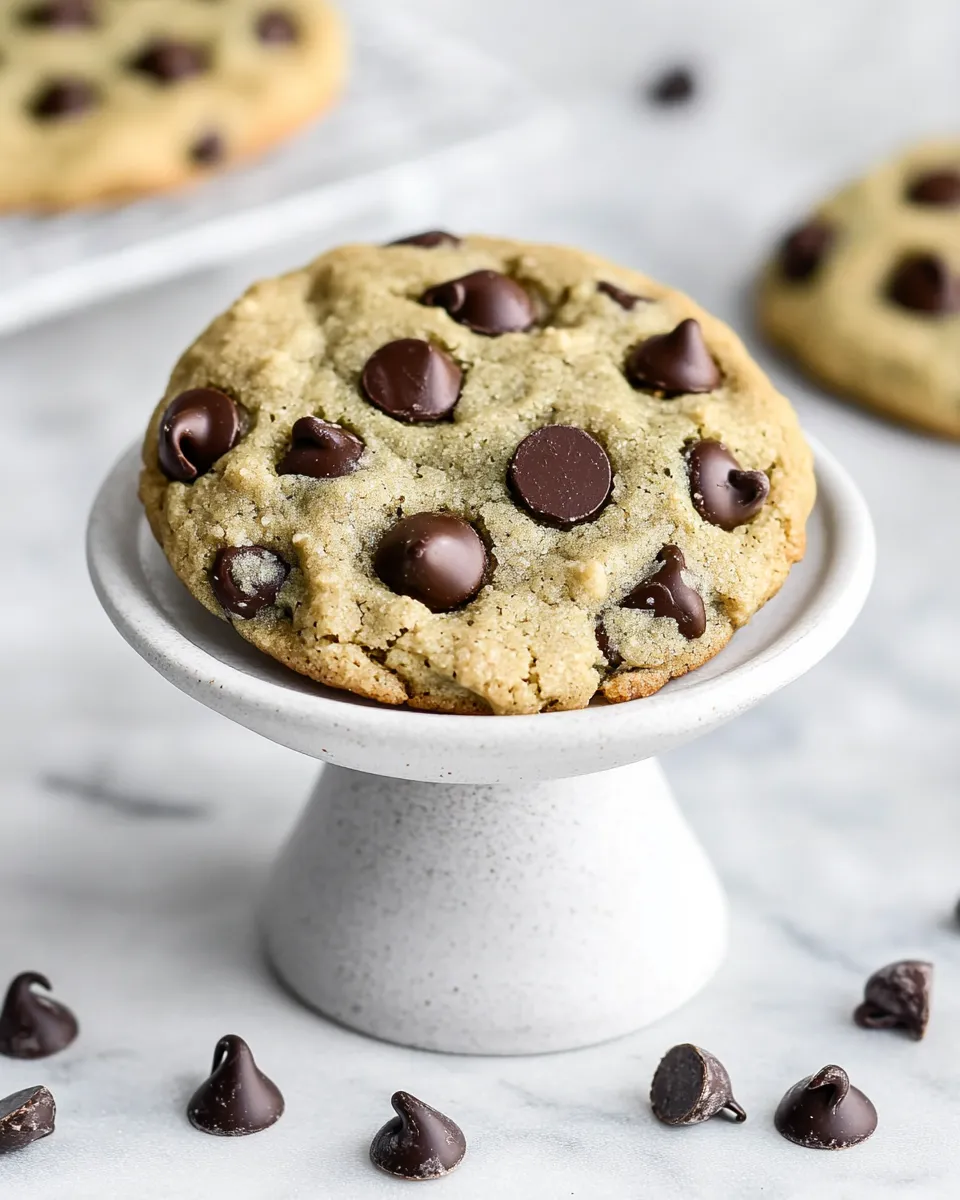 Easy Healthy Chocolate Chip-Avocado Cookies (Gluten-Free) food shot