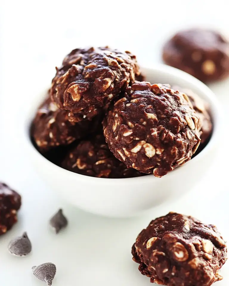 Homemade Healthy No-Bake Cookies Vegan & Gluten-Free photo