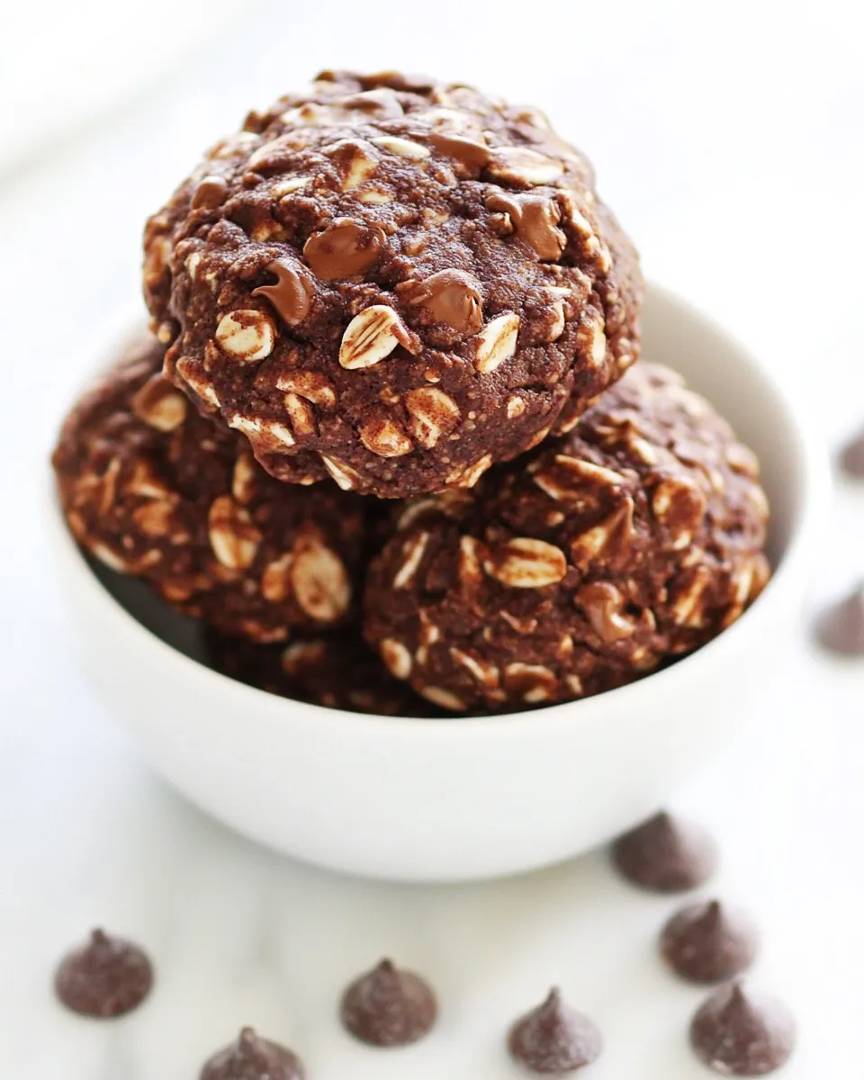 Classic Healthy No-Bake Cookies Vegan & Gluten-Free image