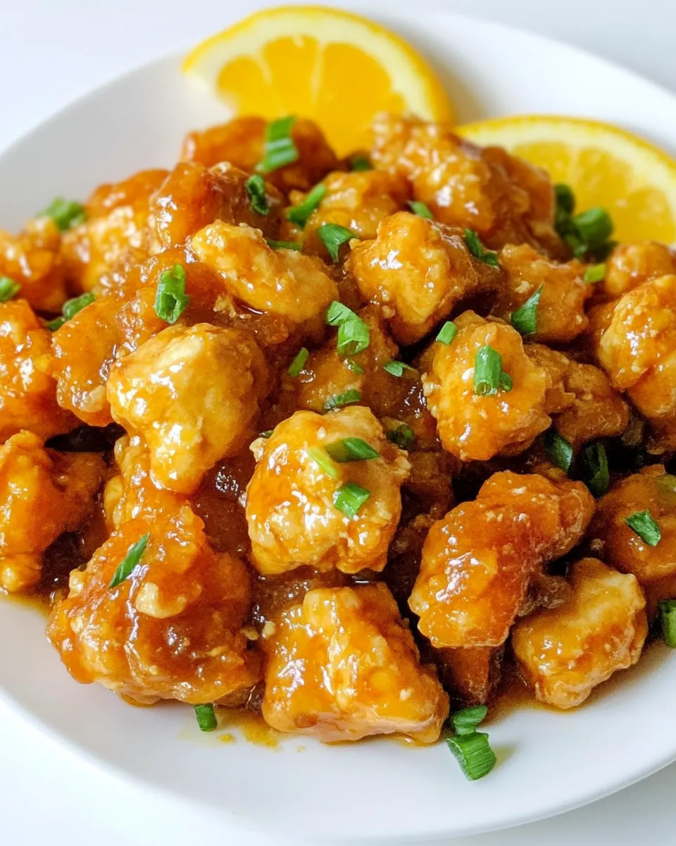 Classic Healthy Orange Chicken Crockpot Recipe image