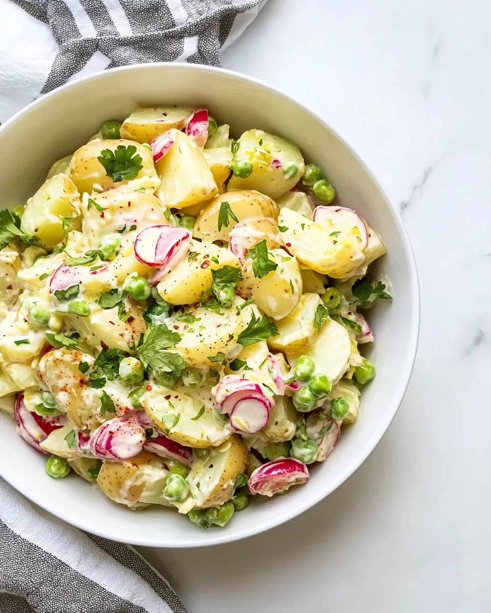 Delicious Healthy Potato Salad plate image