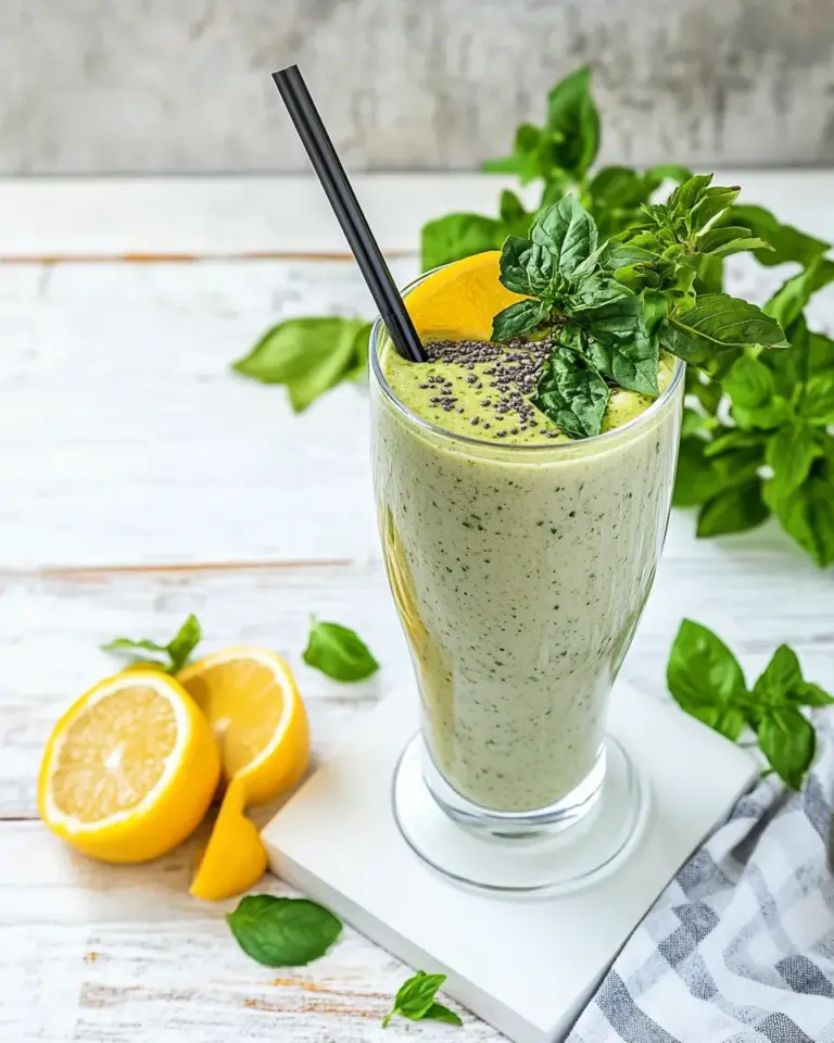 Homemade Healthy Smoothie Recipe photo