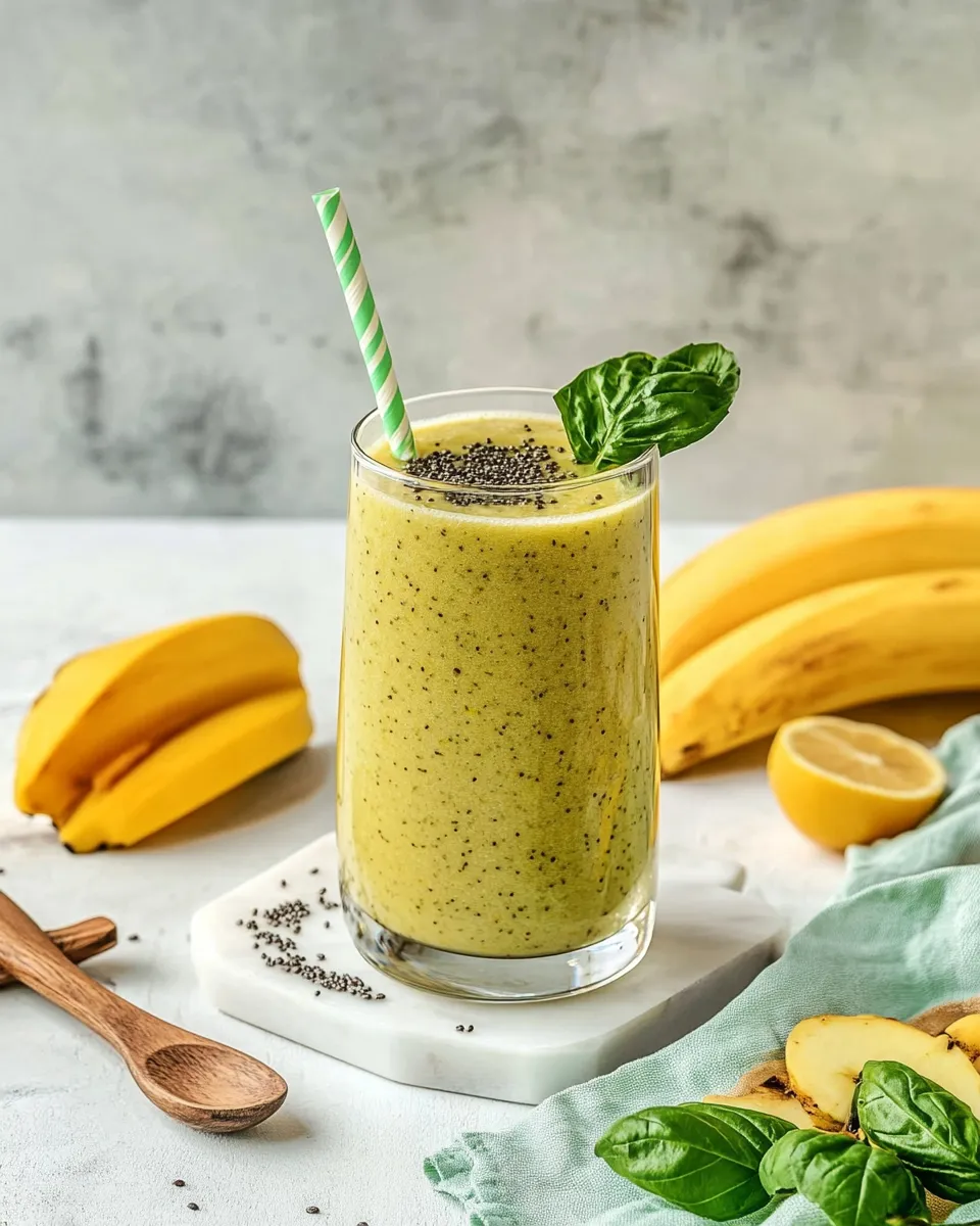 Delicious Healthy Smoothie Recipe food shot