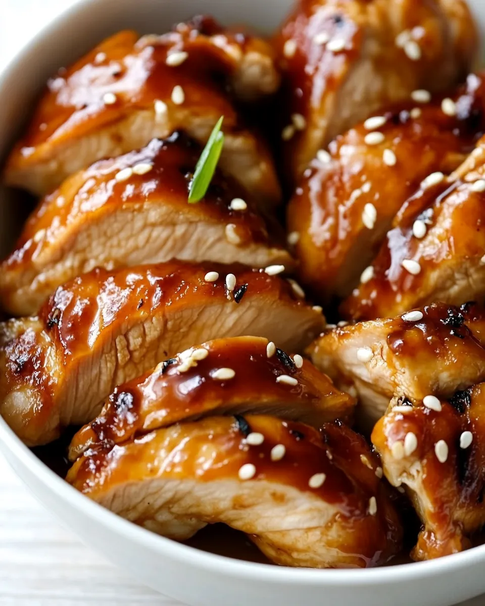 Easy Hoisin Sriracha Chicken food shot