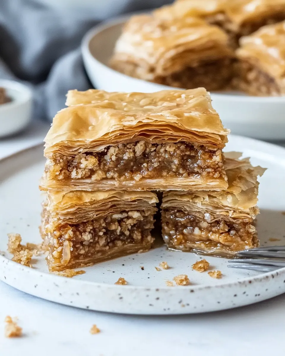Classic Homemade Baklava recipe image