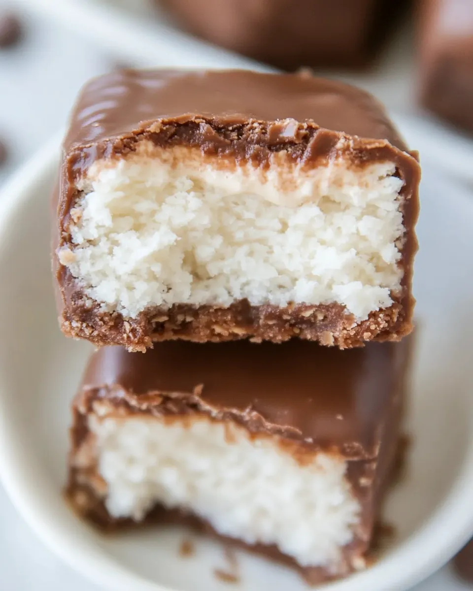 Classic Homemade Bounty Bars image