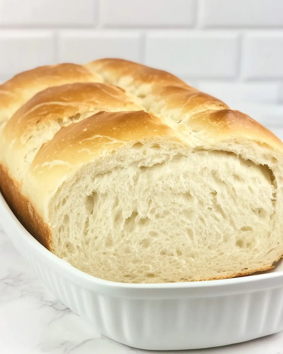 Easy Homemade Bread Recipe food shot