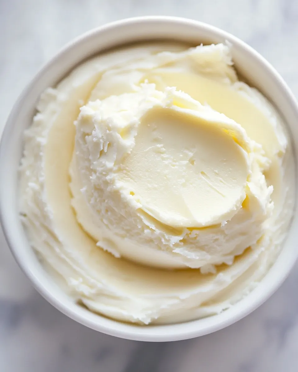 Fresh Homemade European-Style Cultured Butter food shot