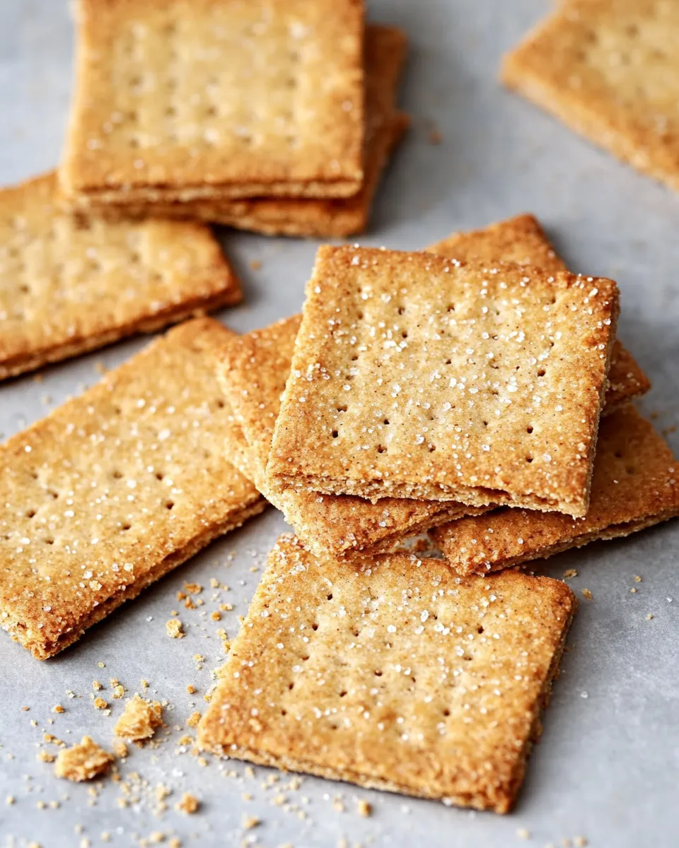 Easy Homemade Graham Crackers recipe image