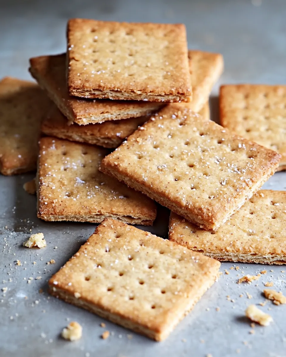 Quick Homemade Graham Crackers food shot