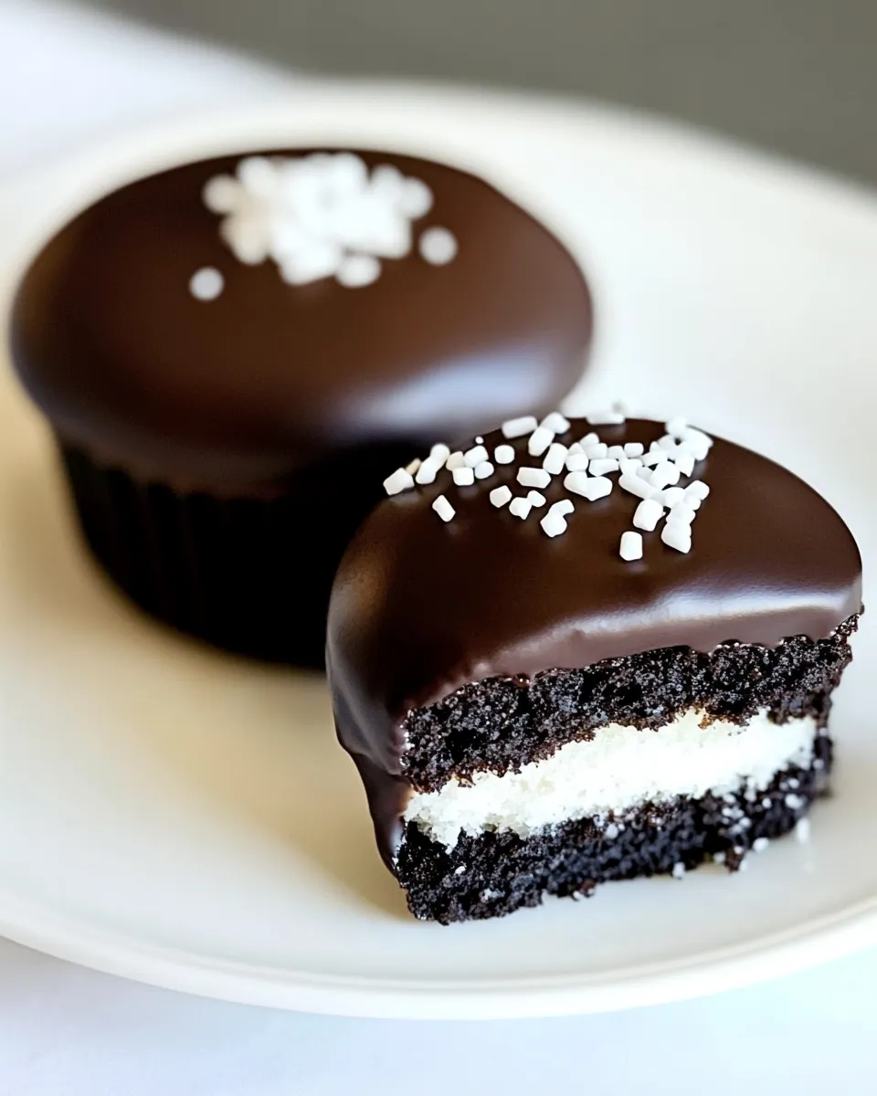 Classic Homemade Hostess Cupcakes image