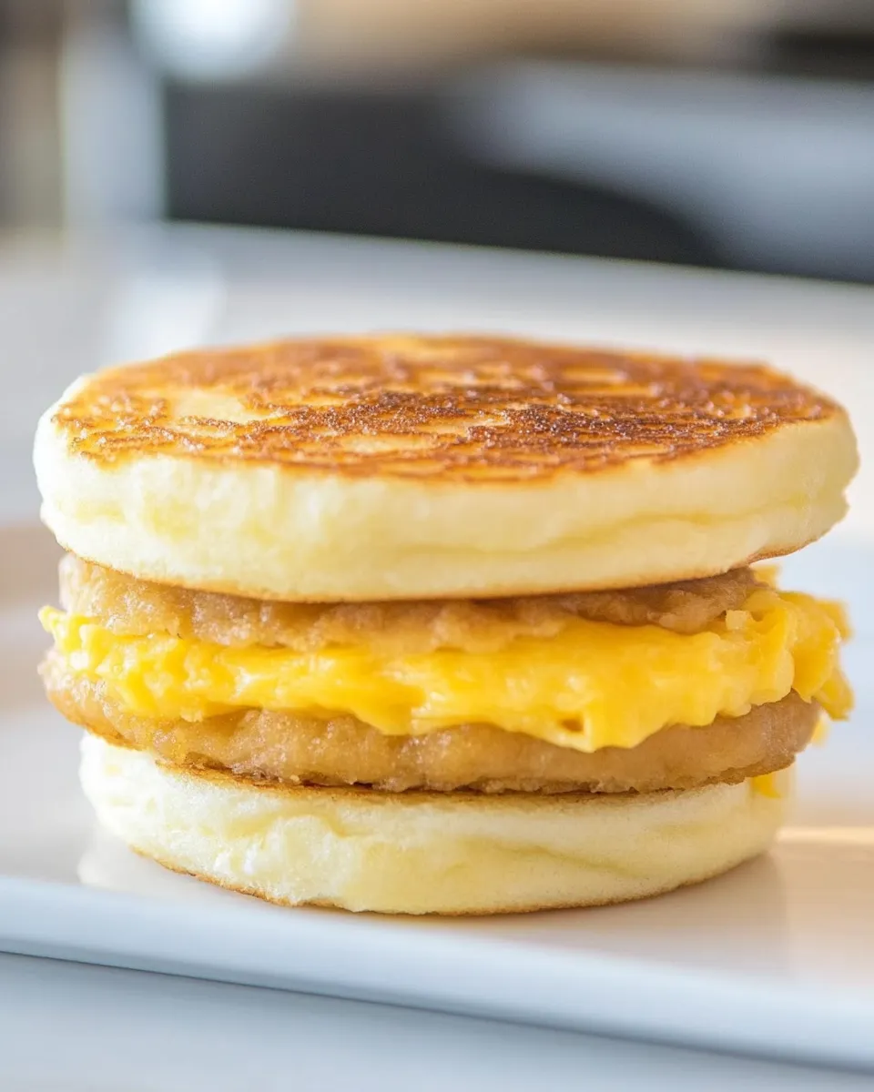 Delicious Homemade McDonalds McGriddle Recipe (Better Than Fast Food!) food shot