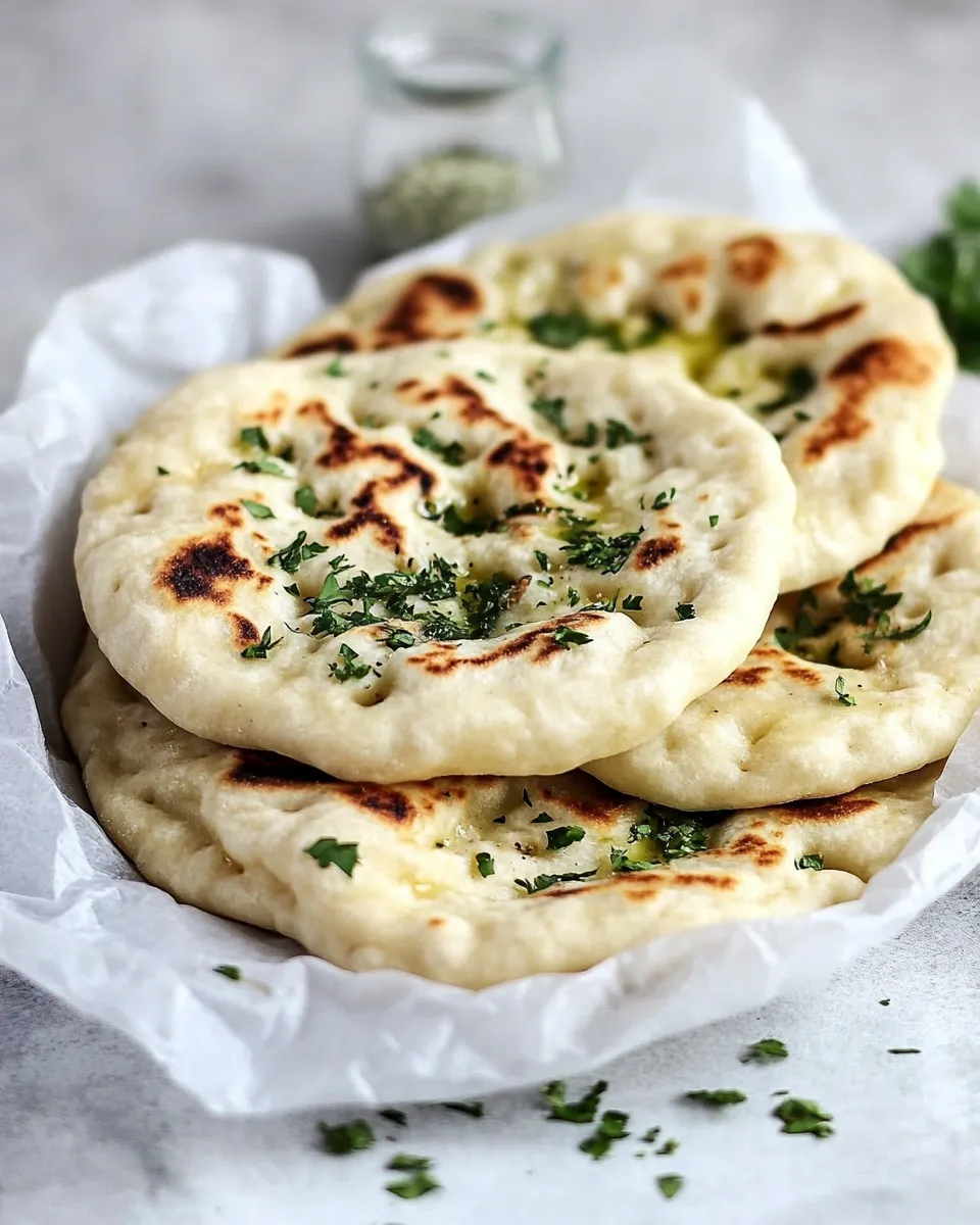Easy Homemade Naan (with step-by-step photos) plate image