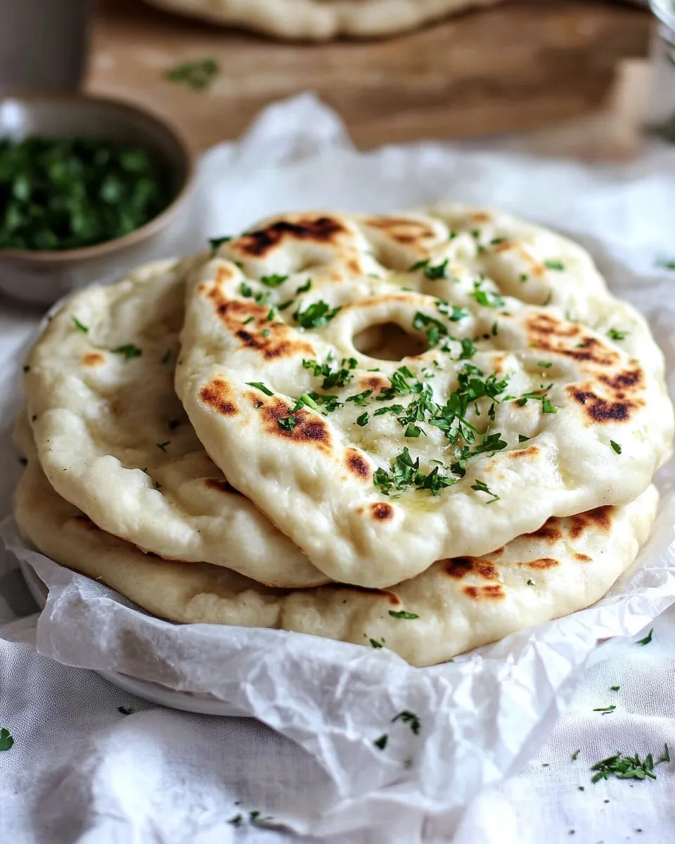 Delicious Homemade Naan (with step-by-step photos) food shot