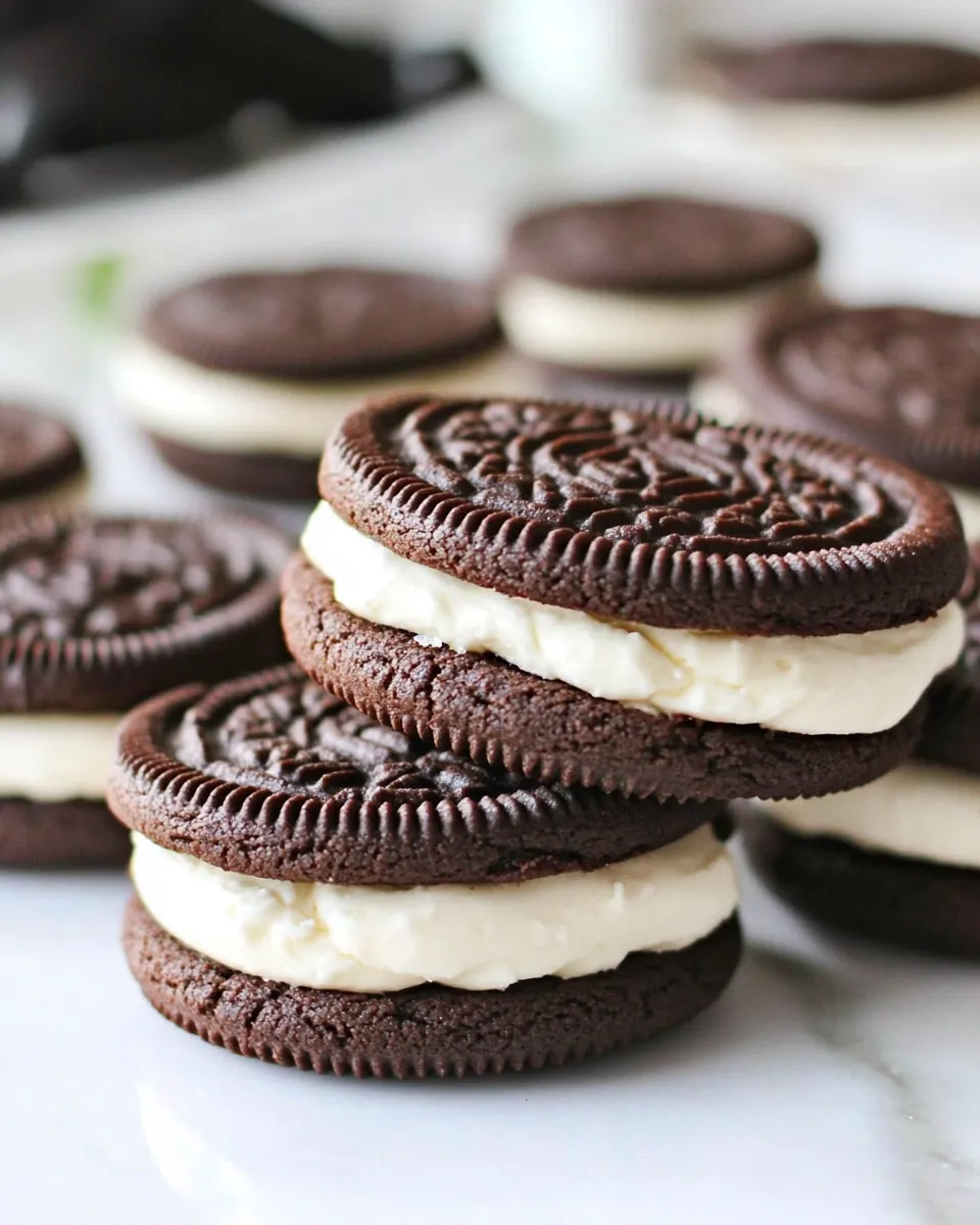 Classic Homemade Oreo Cookies photo
