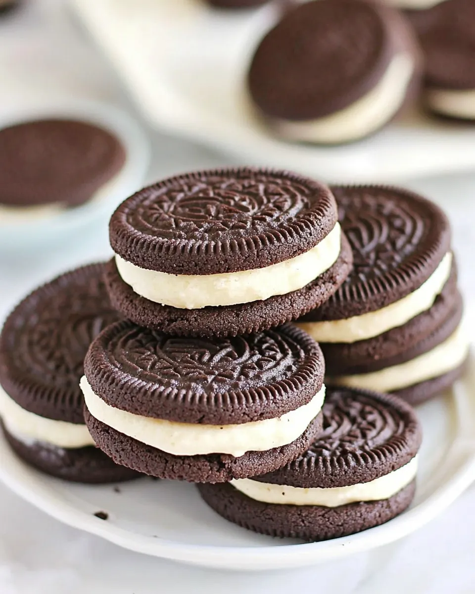 Delicious Homemade Oreo Cookies dish photo