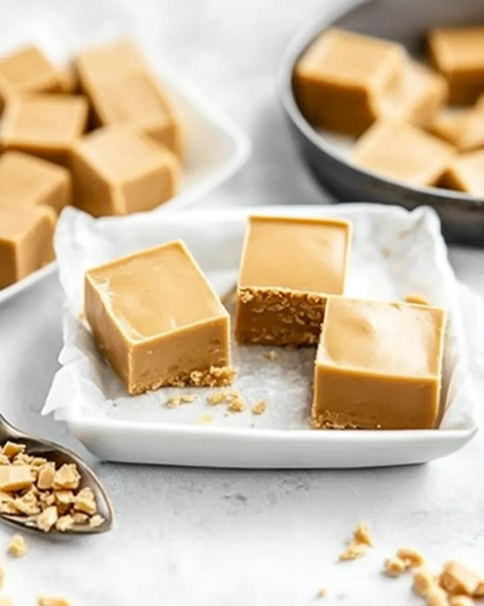 Tasty Homemade Peanut Butter Fudge dish photo