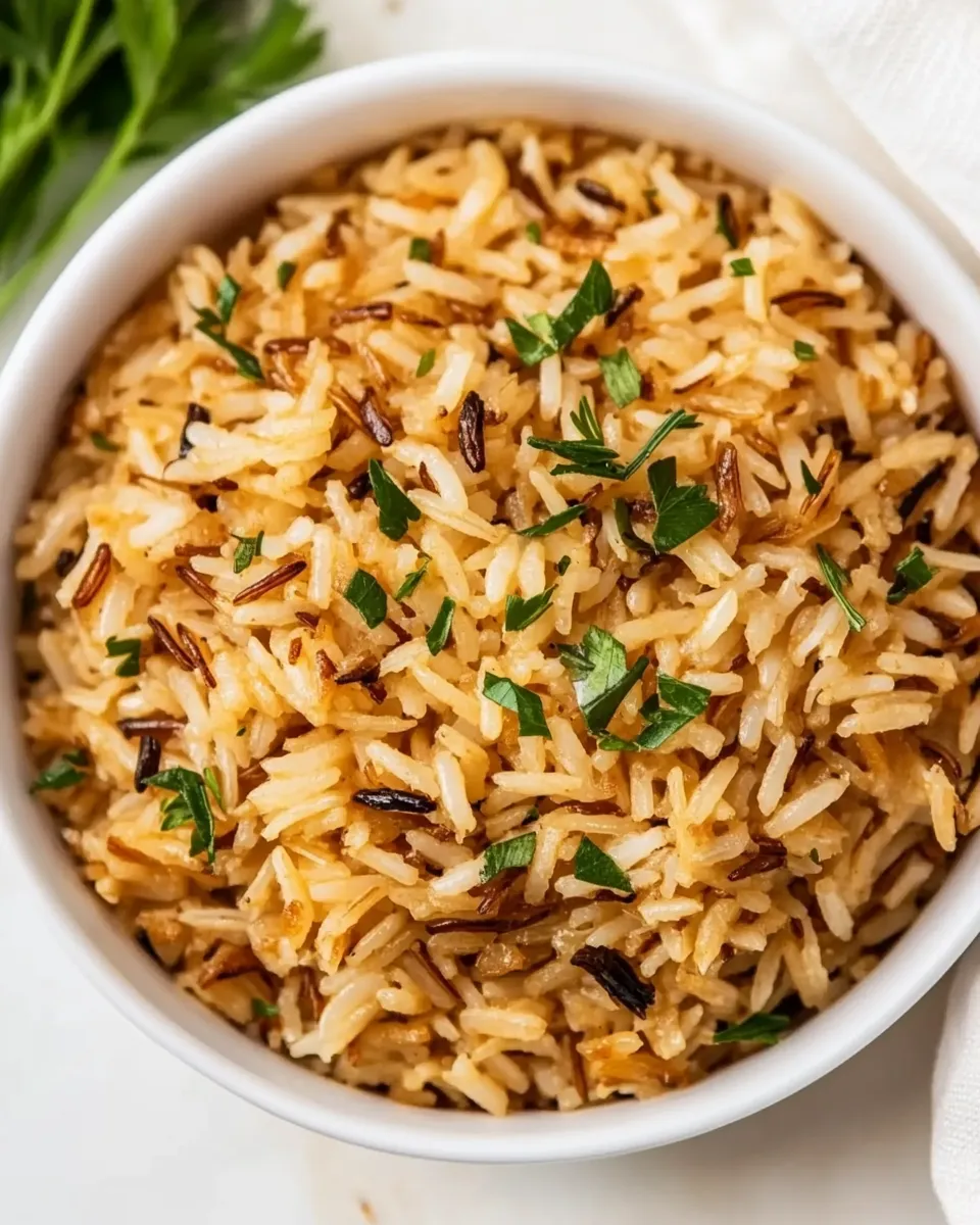 Easy Homemade Rice a Roni Recipe food shot