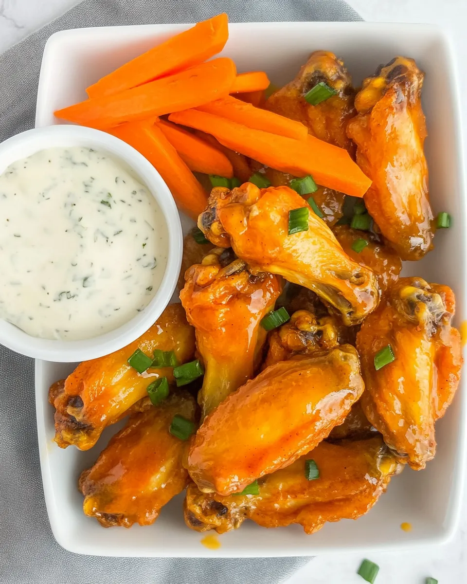 Easy Honey Buffalo Wings recipe photo