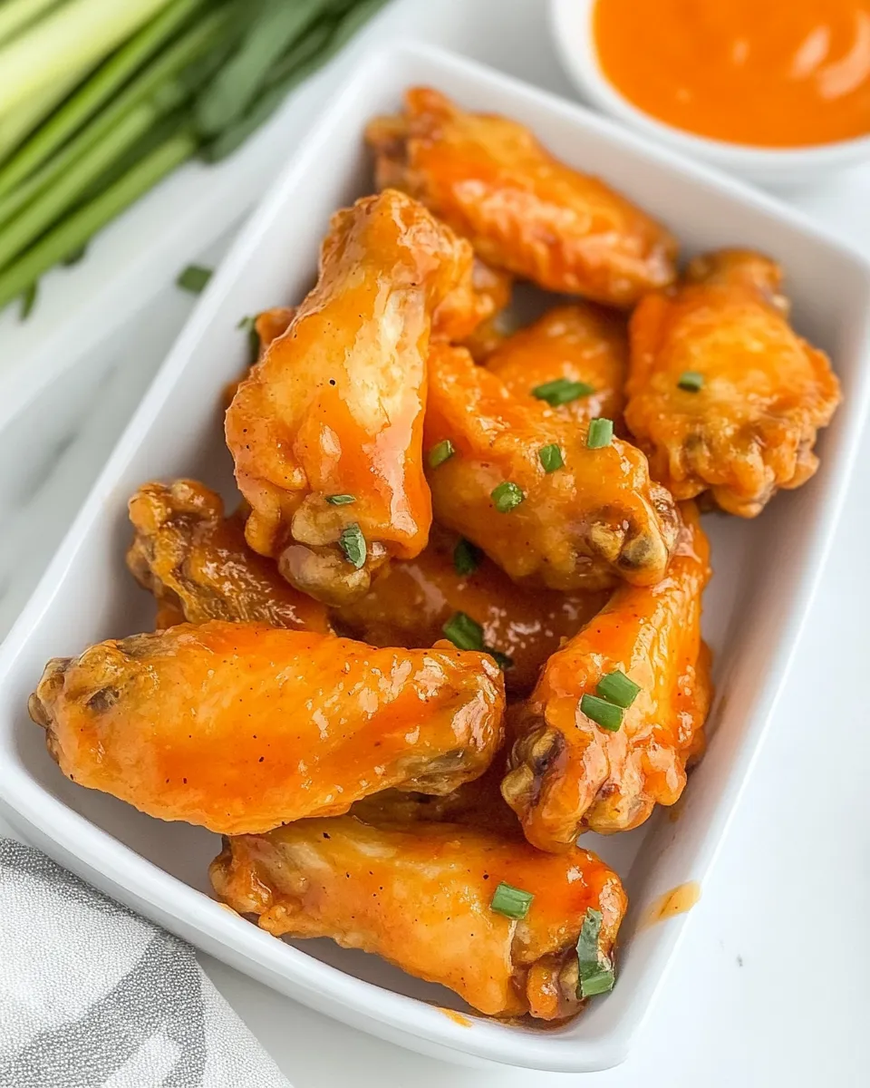 Delicious Honey Buffalo Wings dish photo