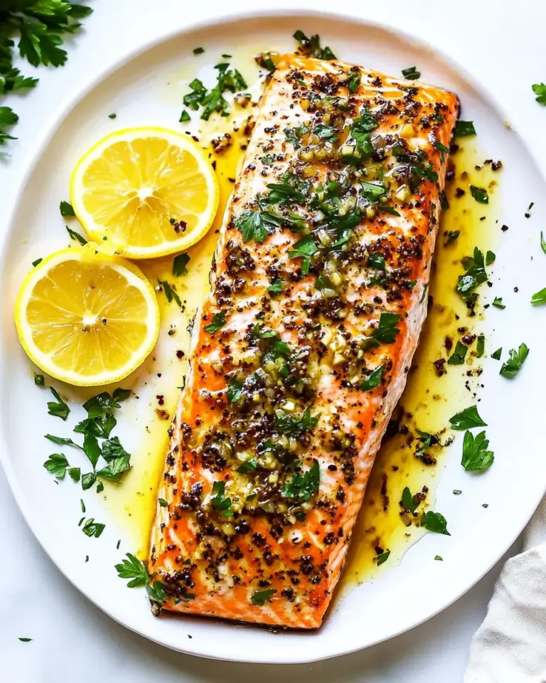 Homemade Honey Garlic Dijon Broiled Salmon (15 minutes!) photo