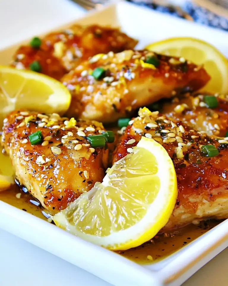 Easy Honey Garlic Lemon Chicken photo