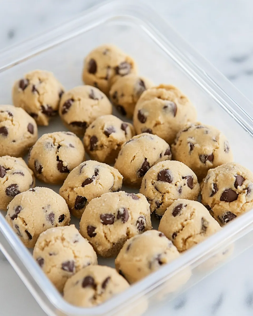 Delicious How To Freeze Cookie Dough dish photo