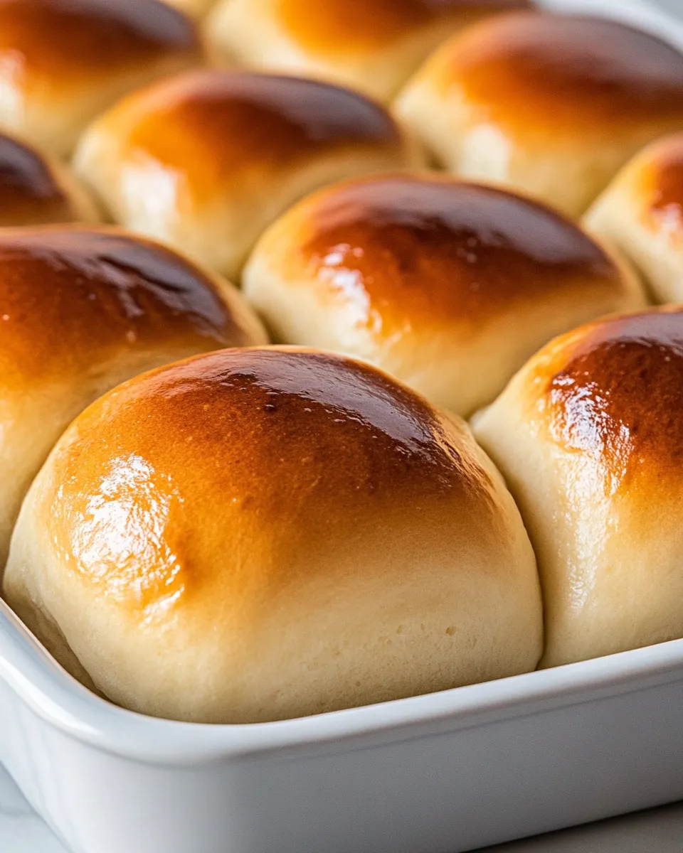 Easy How To Make Homemade Rolls dish photo