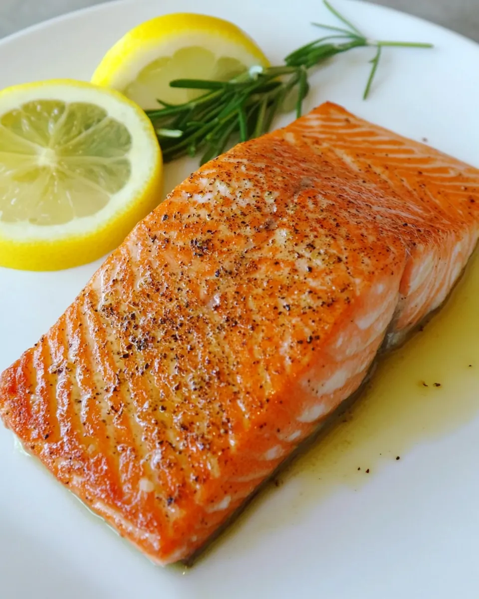 Classic How to Sear Salmon dish photo
