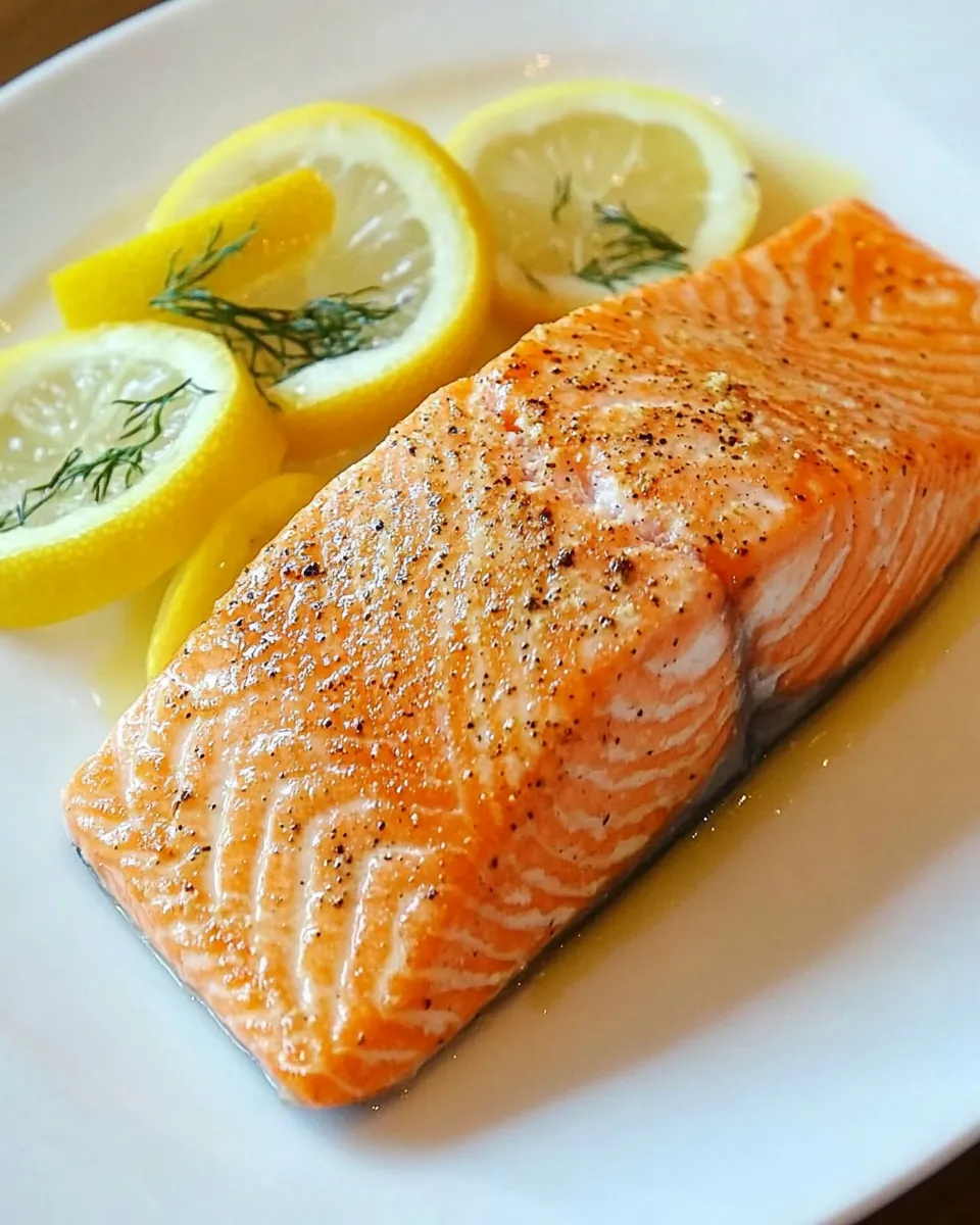 Easy How to Sear Salmon food shot