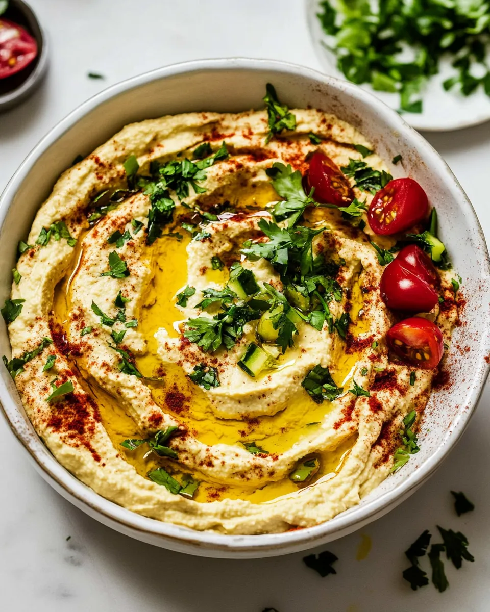 Delicious Hummus without Tahini recipe image