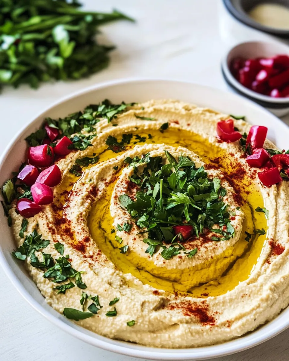 Classic Hummus without Tahini dish photo