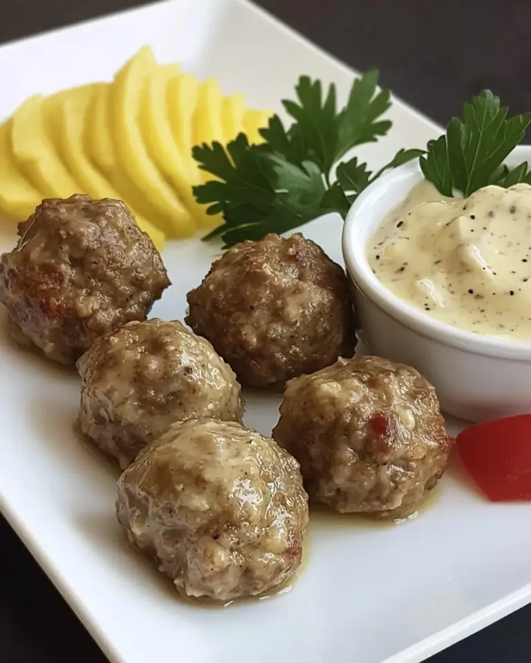Homemade Indian Meatballs with Yogurt Sauce photo