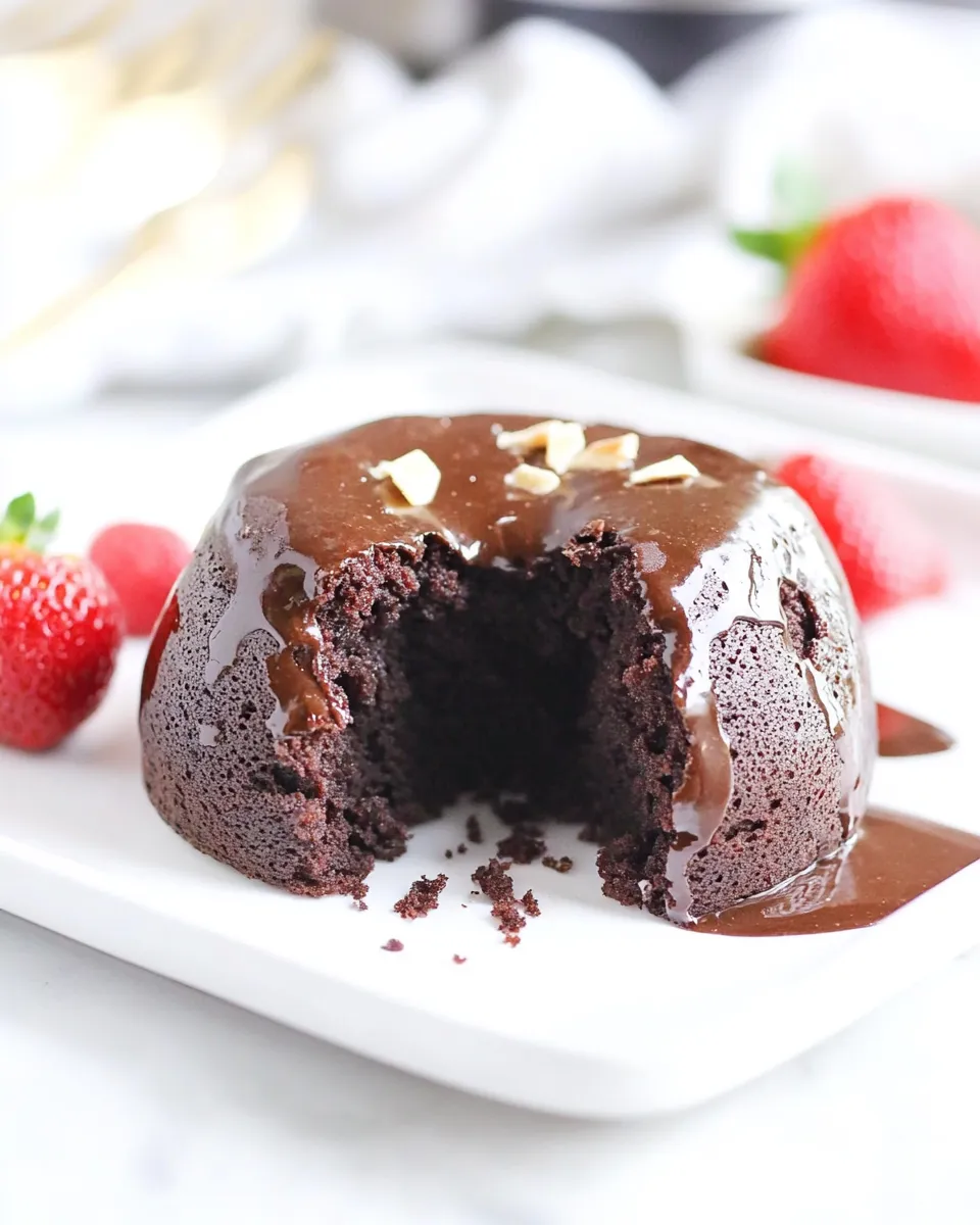 Homemade Instant Pot Chocolate Lava Cake Recipe recipe photo