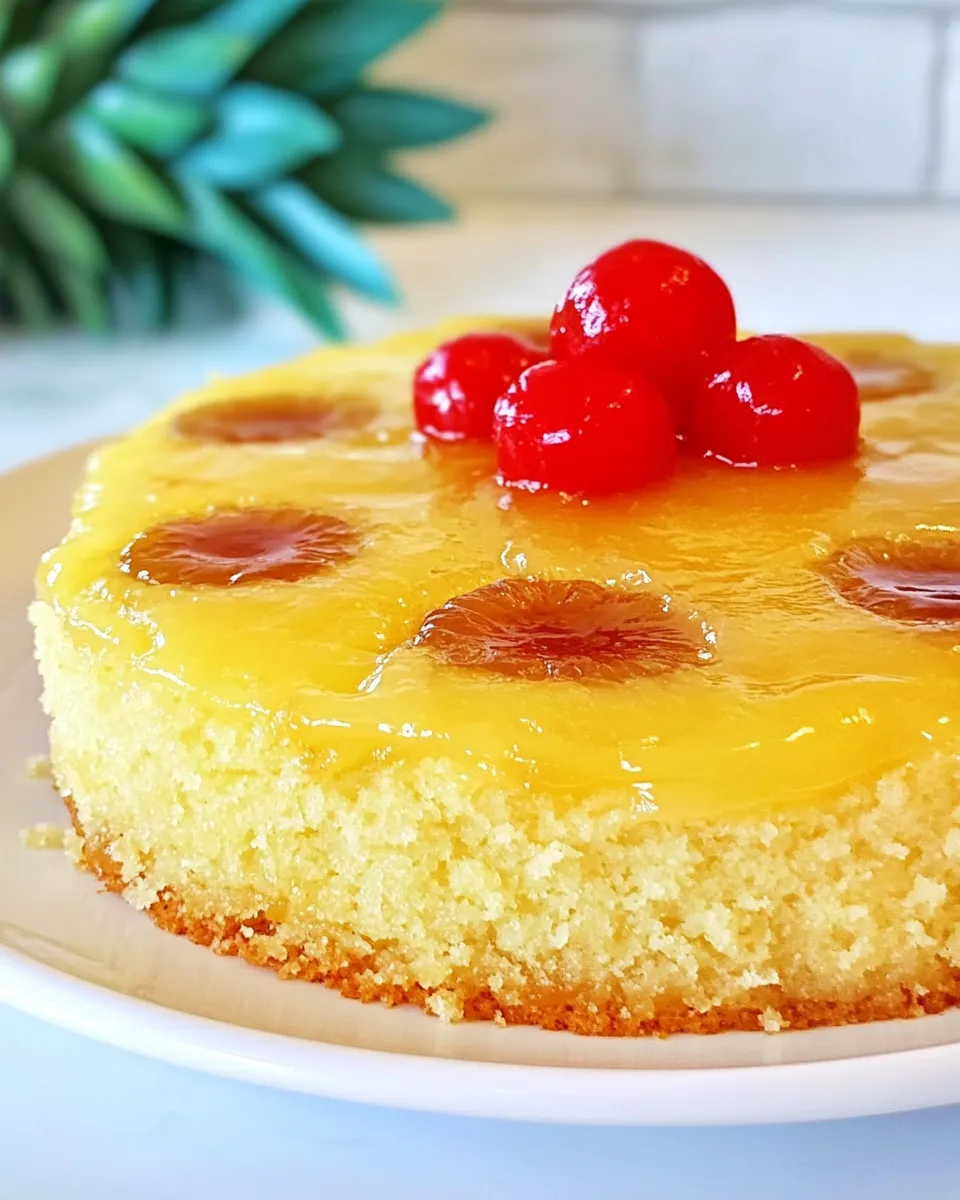 Homemade Instant Pot Pineapple Upside Down Cake photo