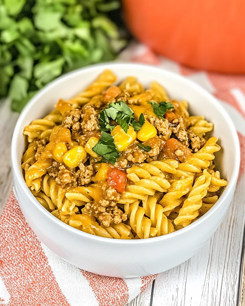 Homemade Instant Pot Taco Pasta dish photo