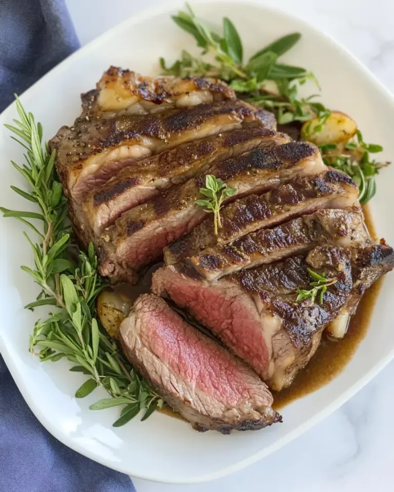 Homemade Italian Rib Eye photo