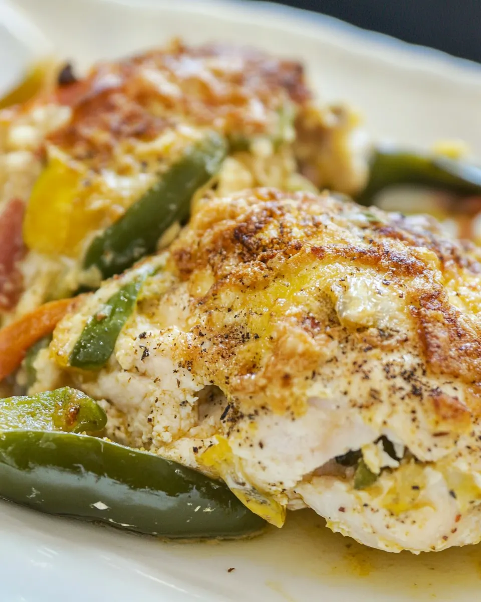 Classic Jalapeno Popper Stuffed Chicken dish photo