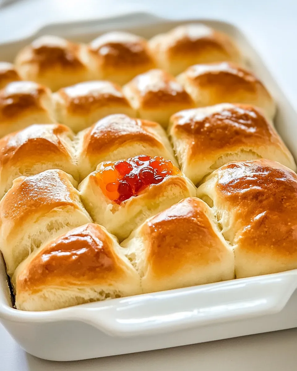 Delicious Jelly Filled Rolls plate image