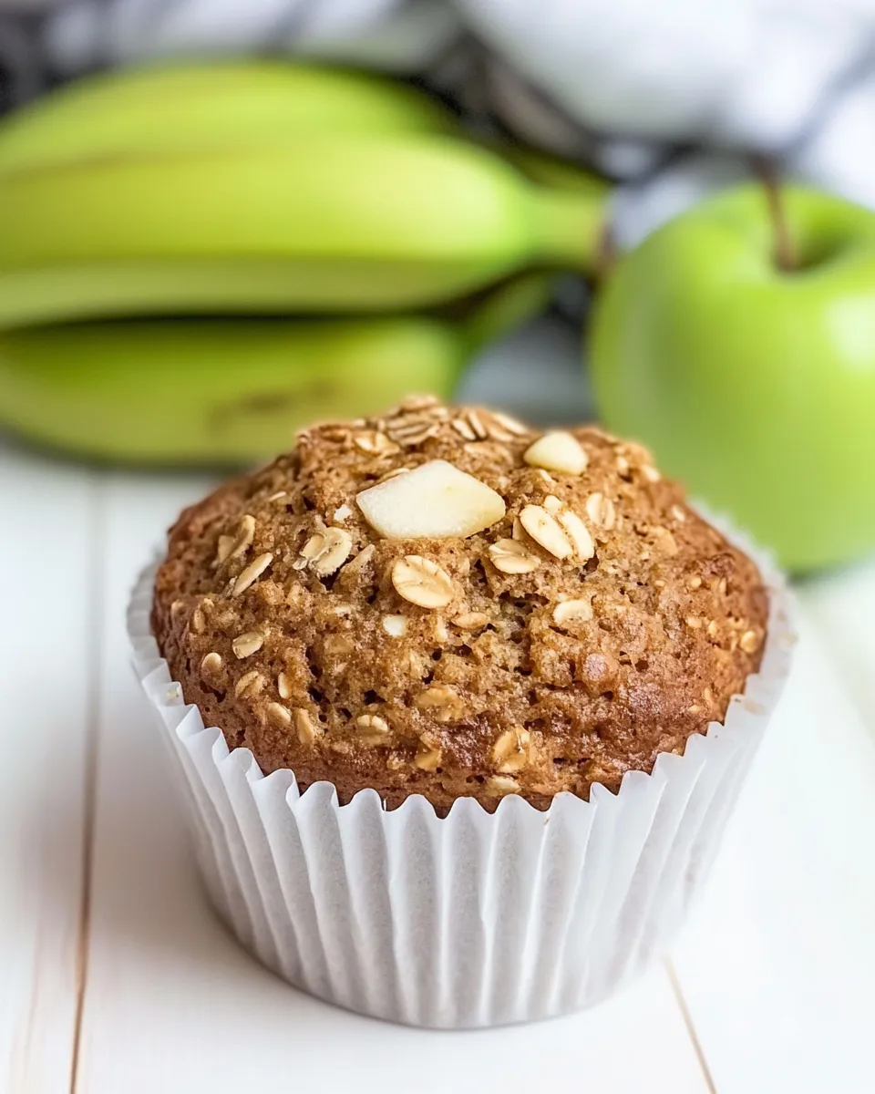 Easy Jessicas Banana Apple Bran Muffins recipe photo