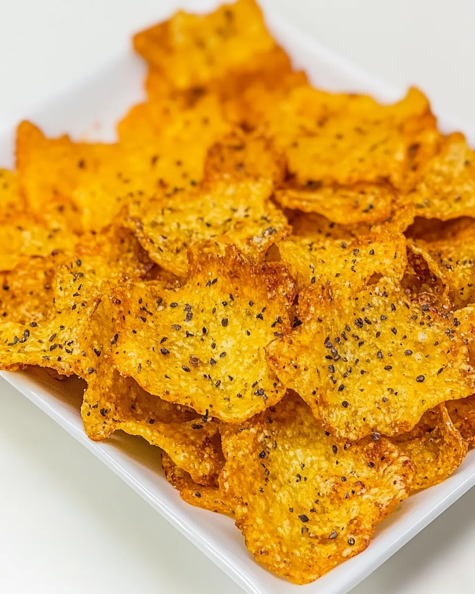 Delicious Keto Cheese Chips food shot