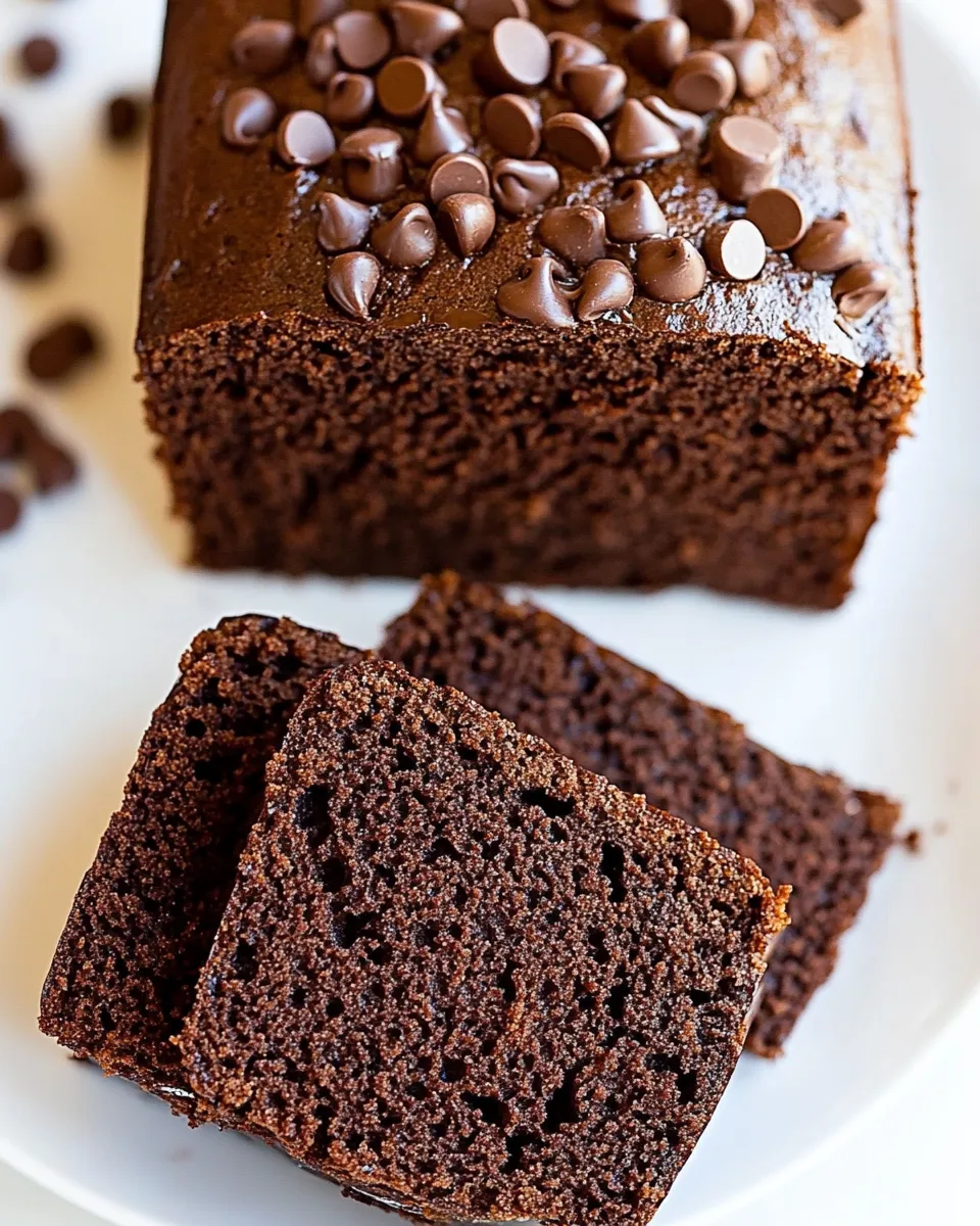 Easy Keto Chocolate Bread food shot