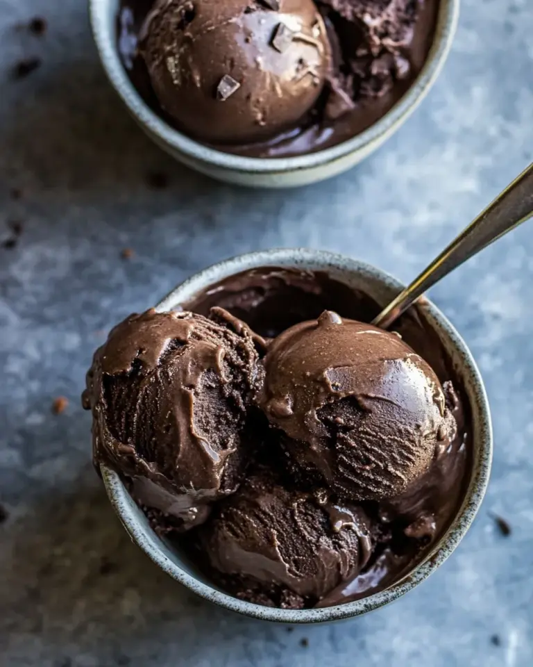 Homemade Keto Chocolate Ice Cream (Vegan) photo