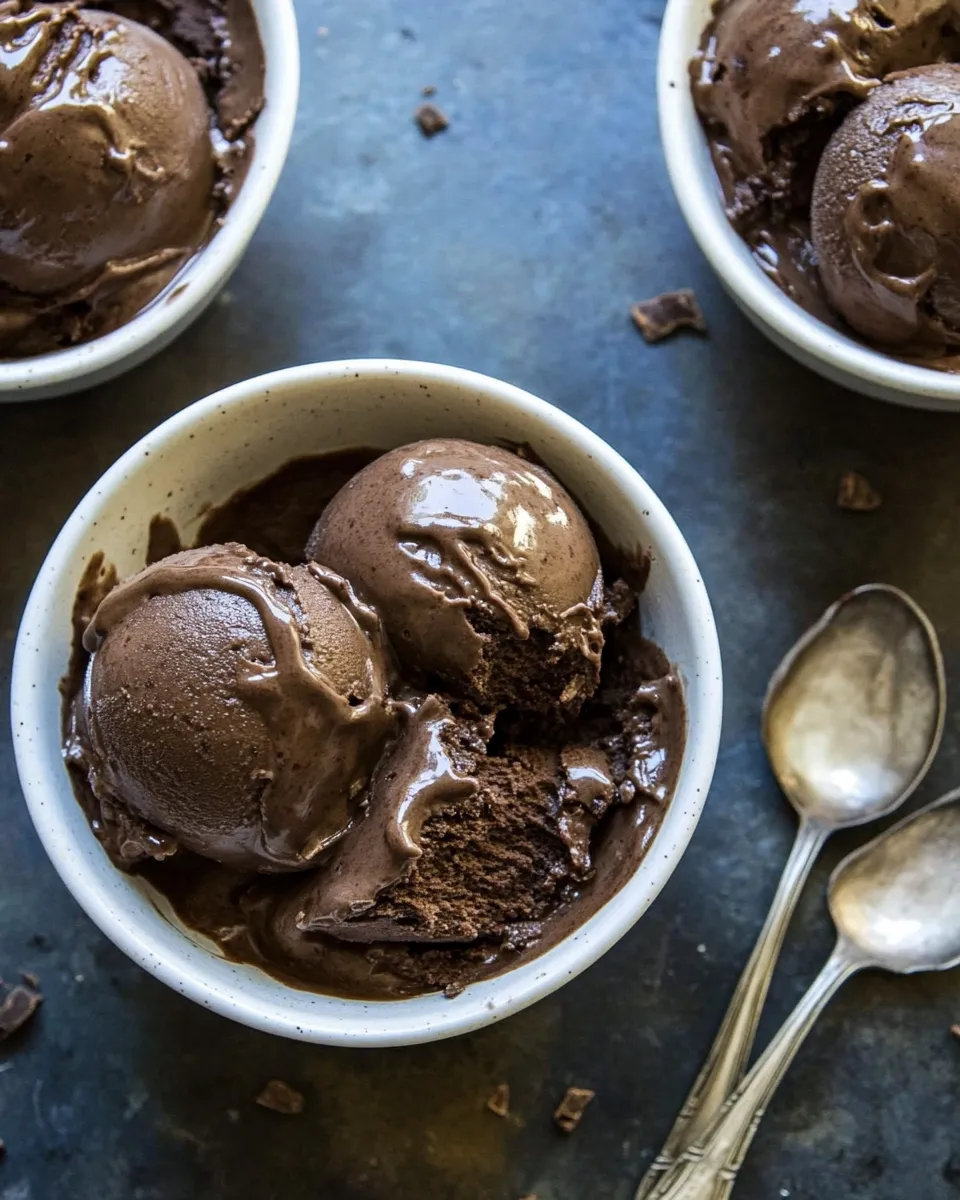 Classic Keto Chocolate Ice Cream (Vegan) image