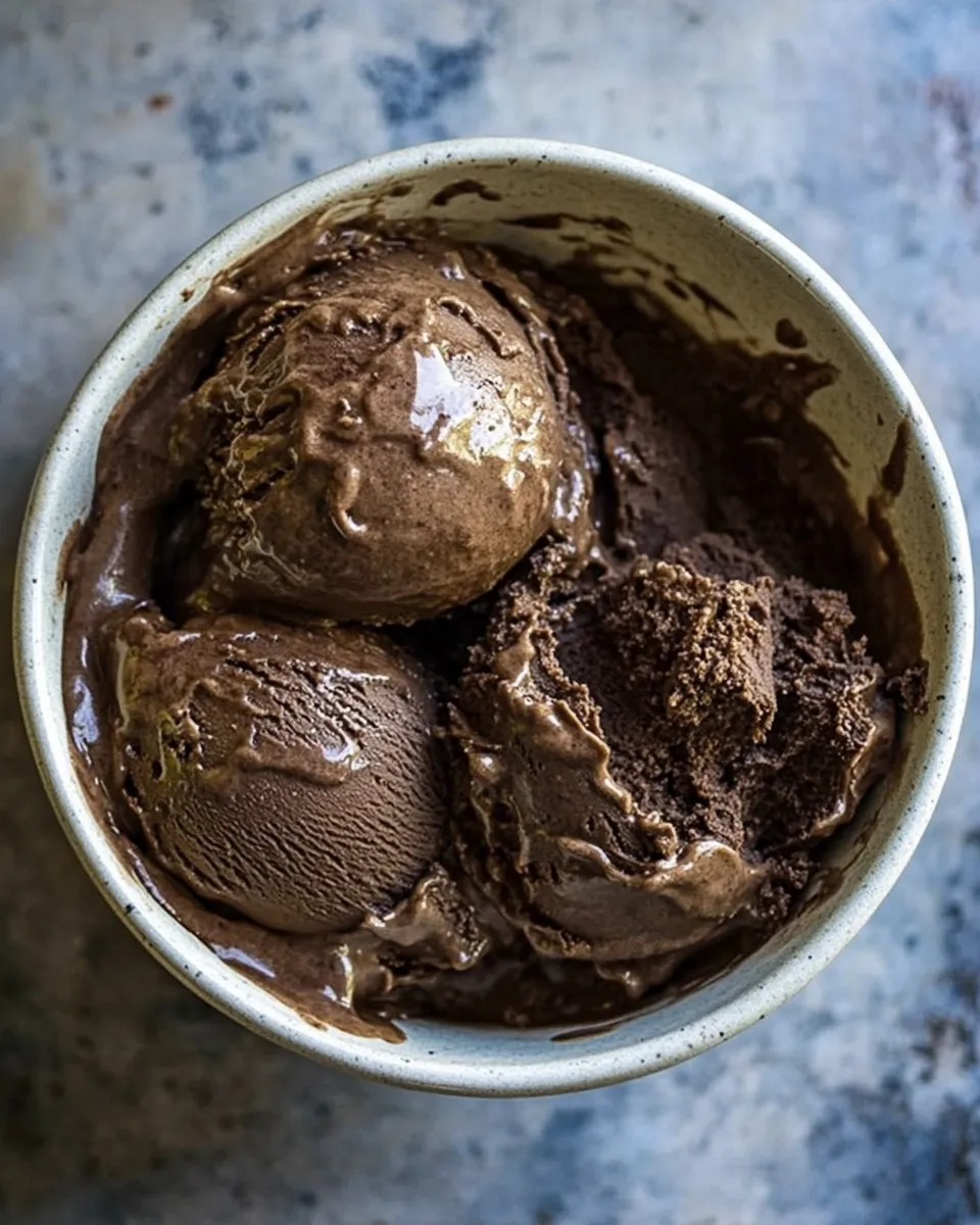 Easy Keto Chocolate Ice Cream (Vegan) recipe photo