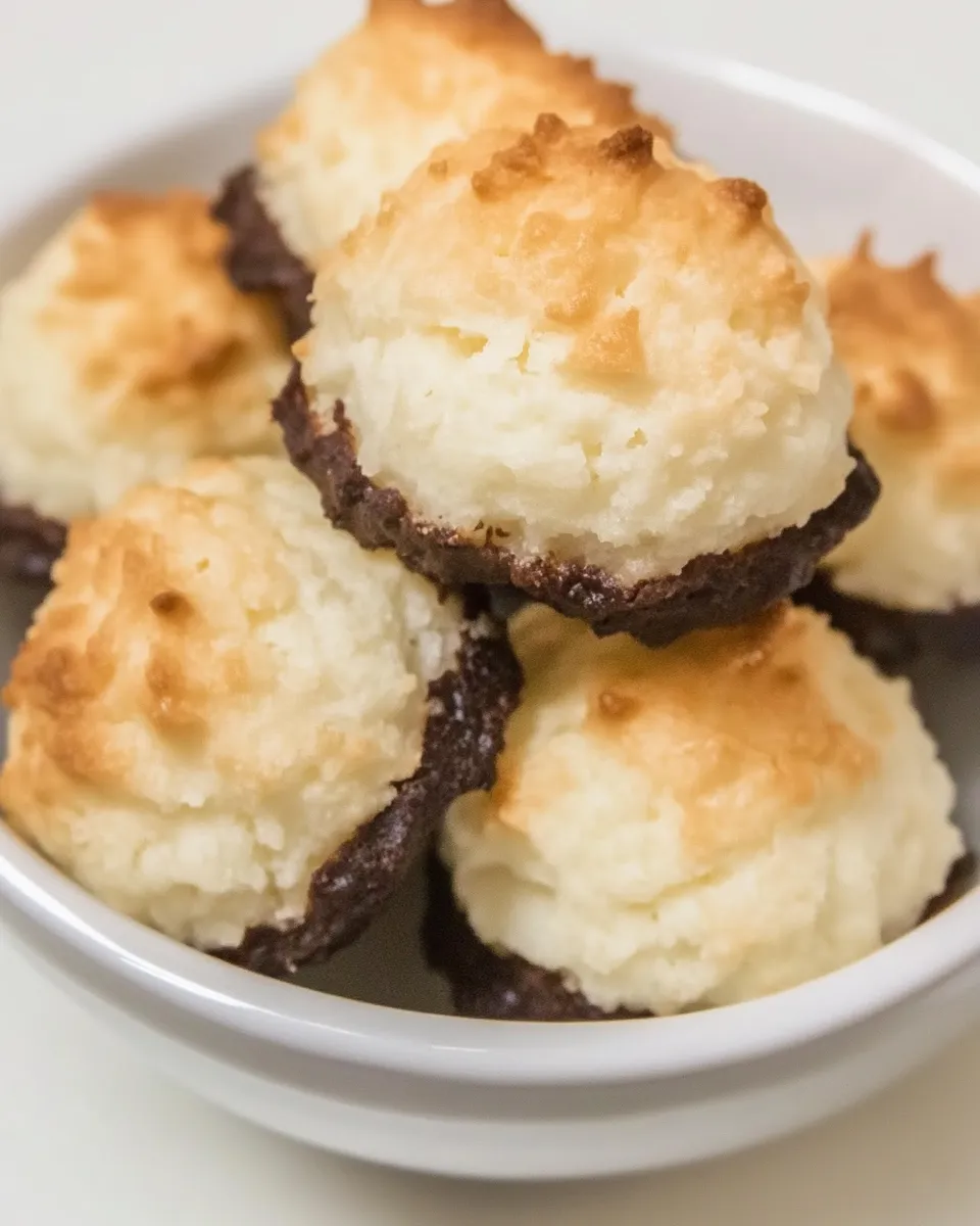 Easy Keto Coconut Macaroons recipe photo