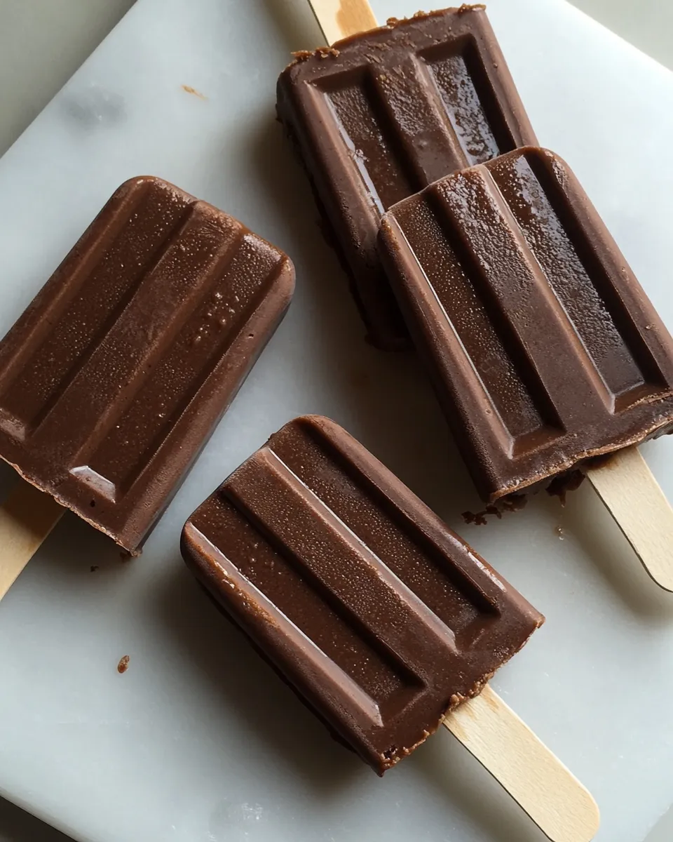 Easy Keto Fudgesicles (Dairy-Free, Vegan) food shot